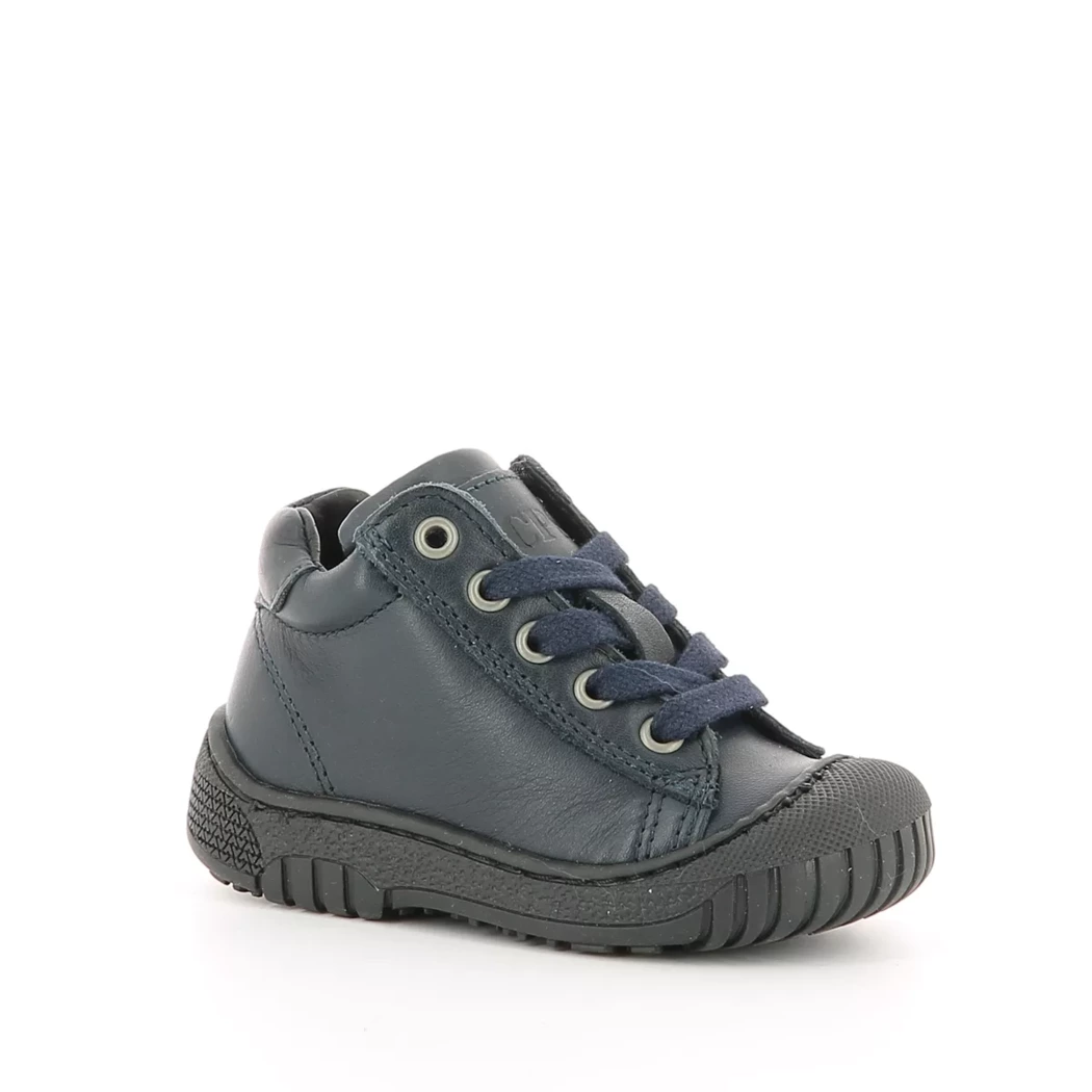 Image (1) de la chaussures CPS - Bottines Bleu en Cuir