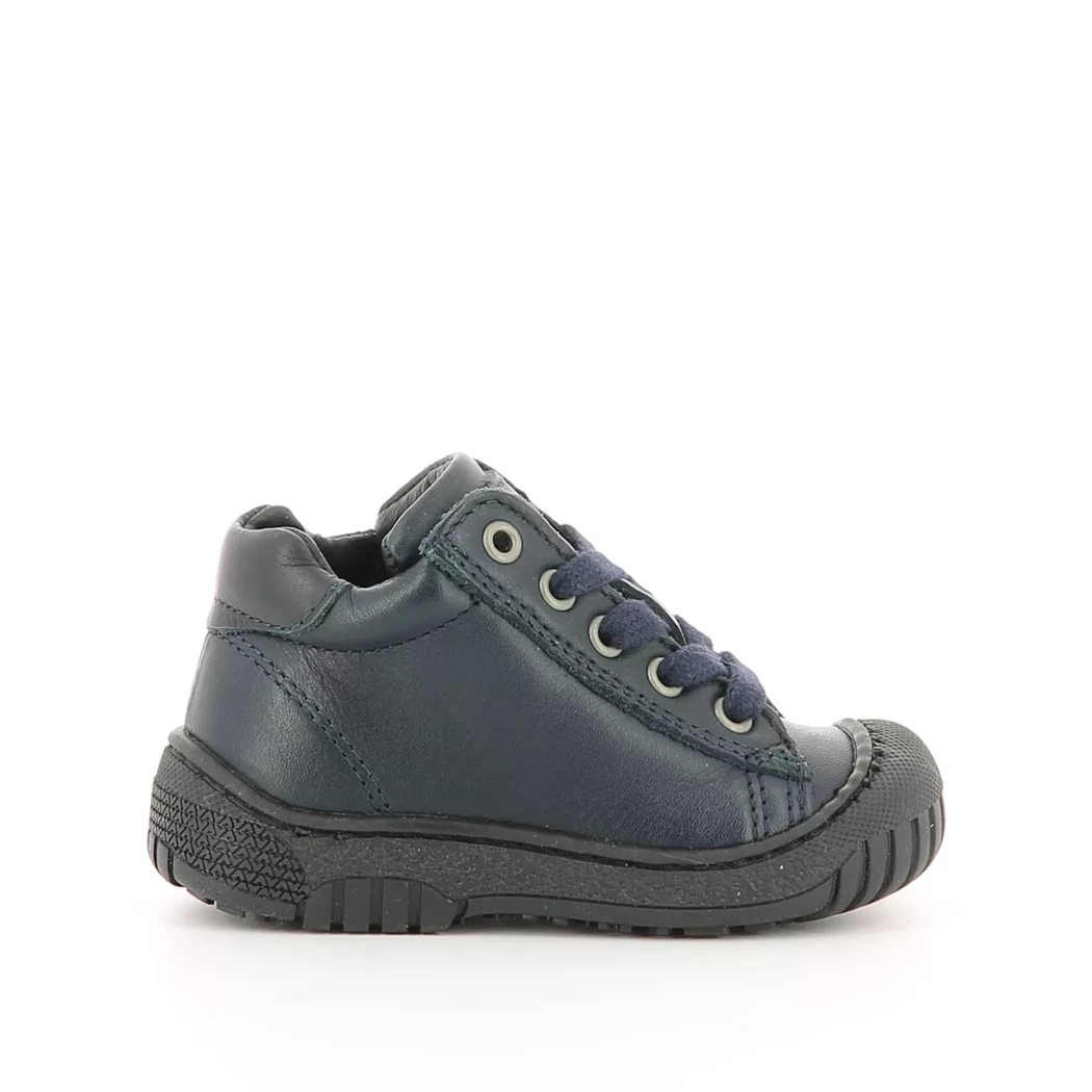 Image (2) de la chaussures CPS - Bottines Bleu en Cuir