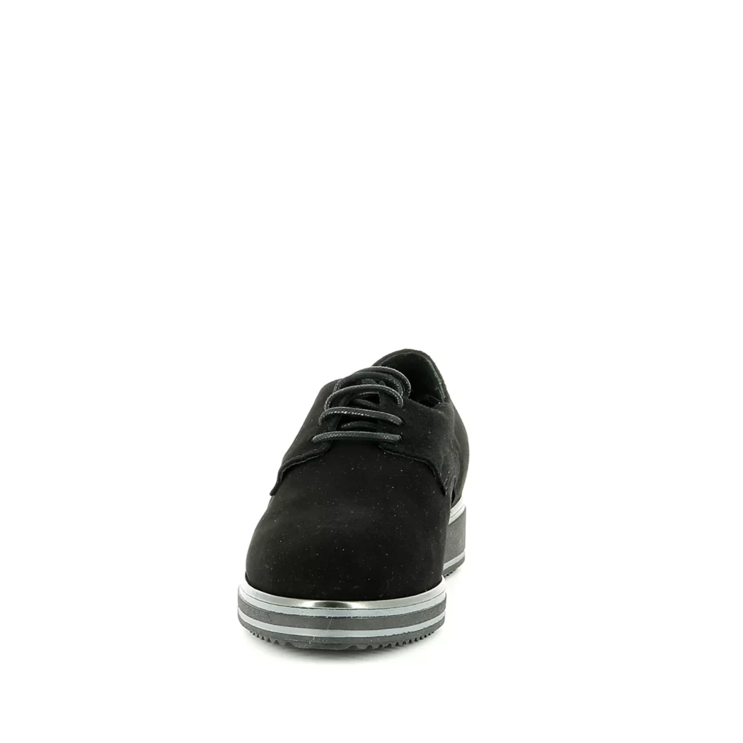 Image (5) de la chaussures Riva Blu - Chaussures à lacets Noir en Cuir nubuck