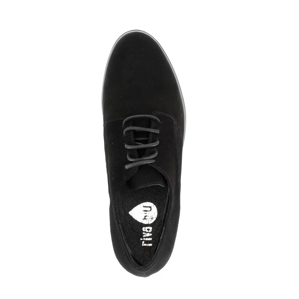 Image (6) de la chaussures Riva Blu - Chaussures à lacets Noir en Cuir nubuck