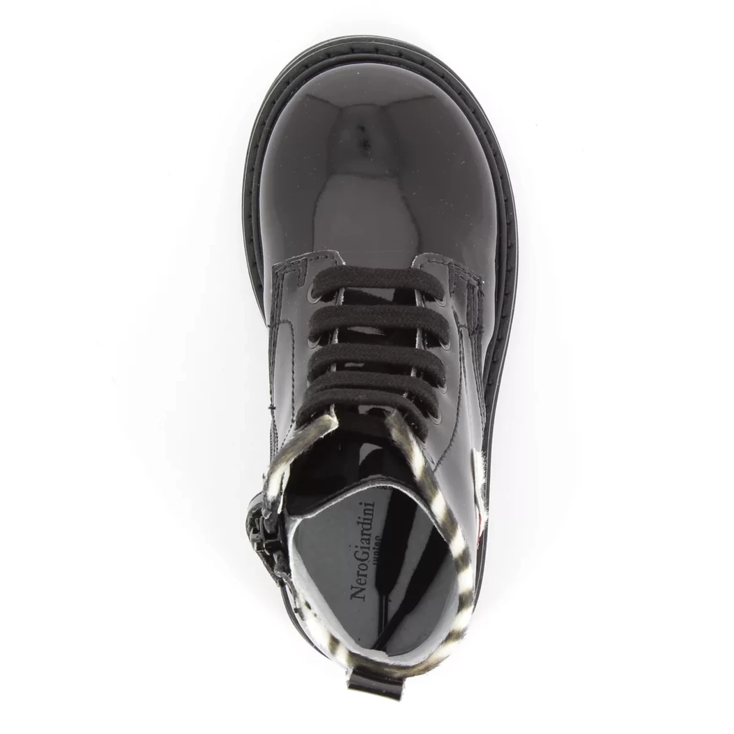 Image (6) de la chaussures Nero Giardini Junior - Bottines Noir en Cuir vernis
