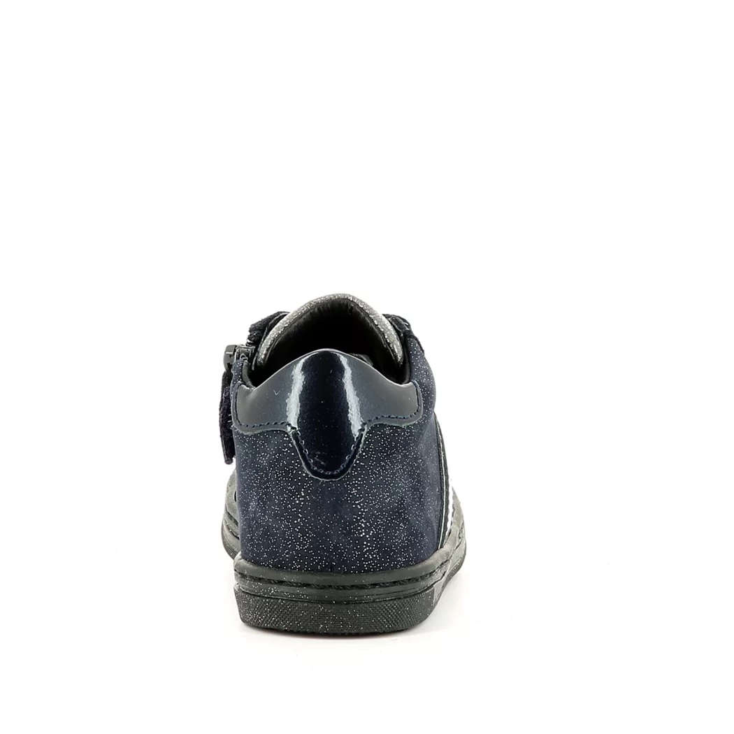 Image (3) de la chaussures Bellamy - Bottines Bleu en Cuir nubuck