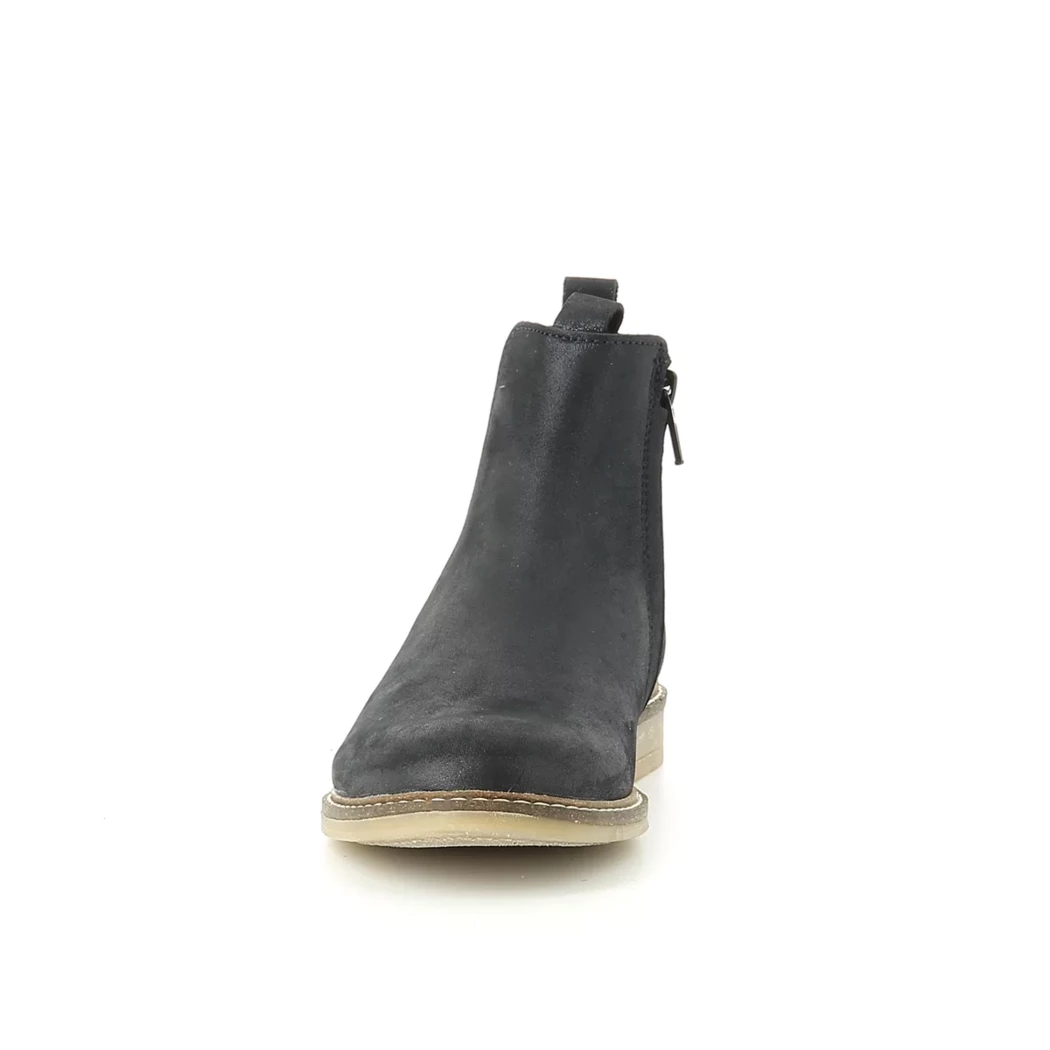 Image (5) de la chaussures Bellamy - Boots Bleu en Cuir nubuck