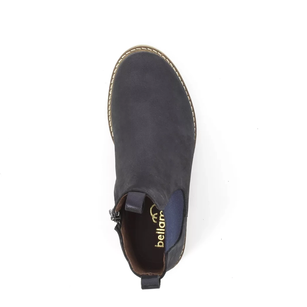 Image (6) de la chaussures Bellamy - Boots Bleu en Cuir nubuck