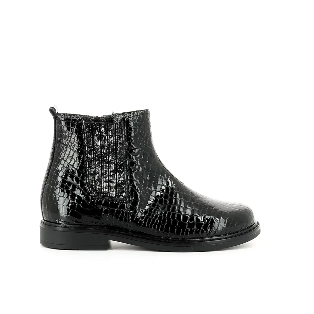 Image (2) de la chaussures Cypres Kids - Boots Noir en Cuir vernis