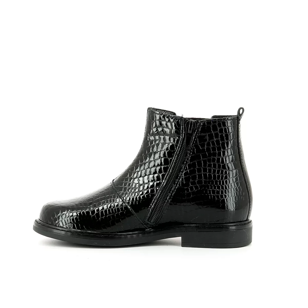 Image (4) de la chaussures Cypres Kids - Boots Noir en Cuir vernis