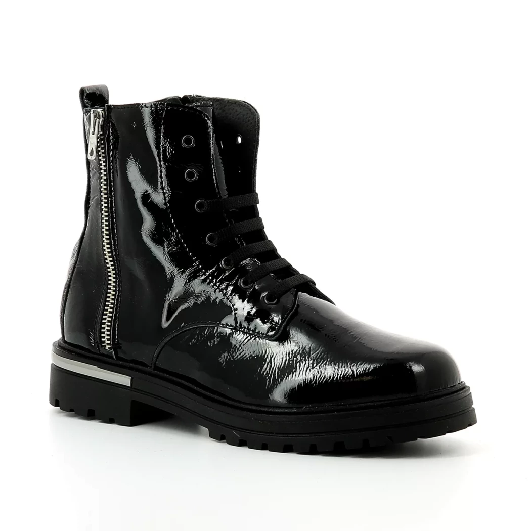 Image (1) de la chaussures Pretty Shoes - Bottines Noir en Cuir vernis