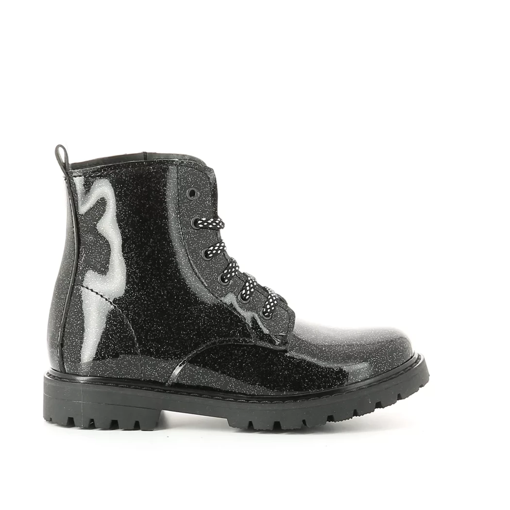 Image (2) de la chaussures Pretty Shoes - Bottines Noir en Cuir vernis