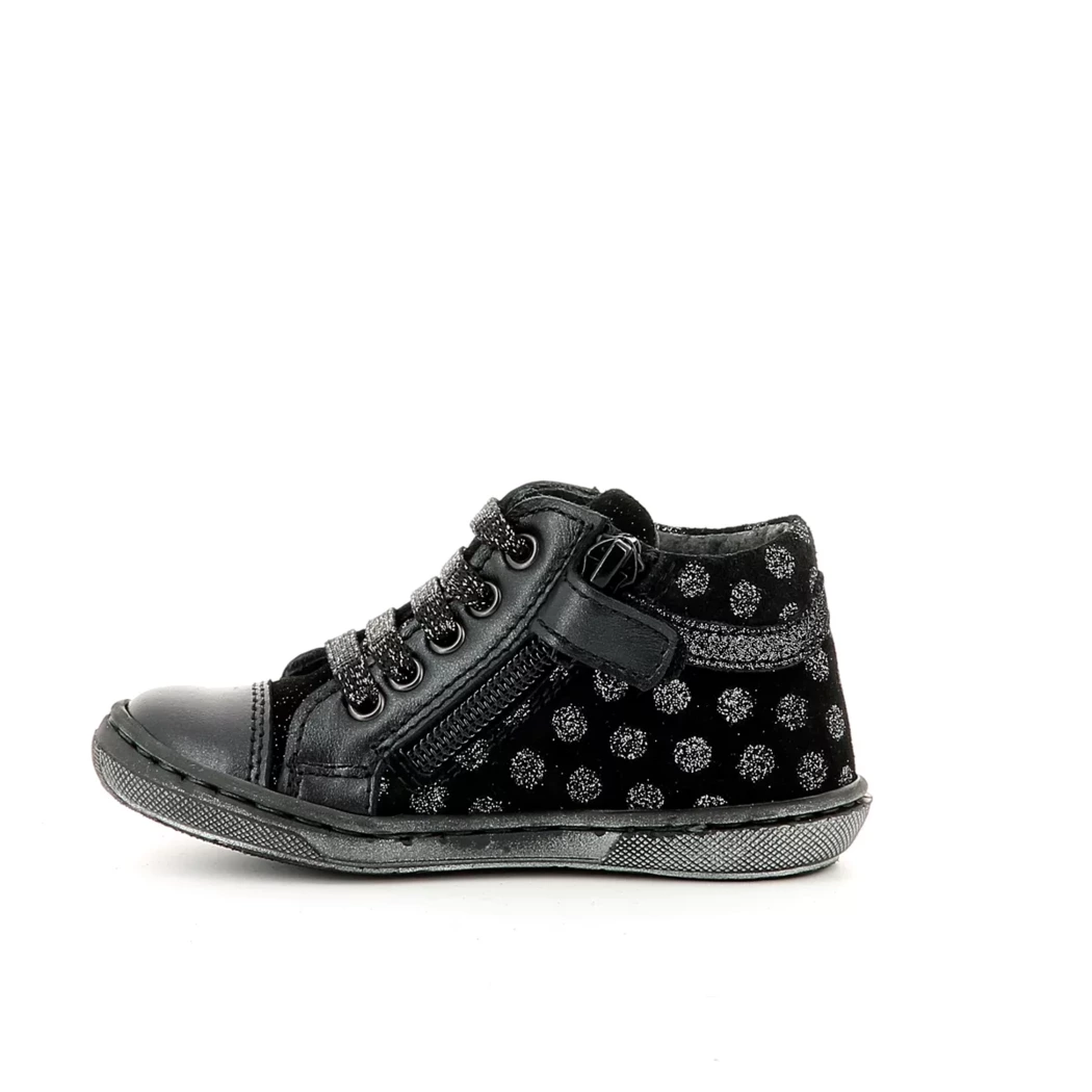 Image (4) de la chaussures Pretty Shoes - Bottines Noir en Cuir