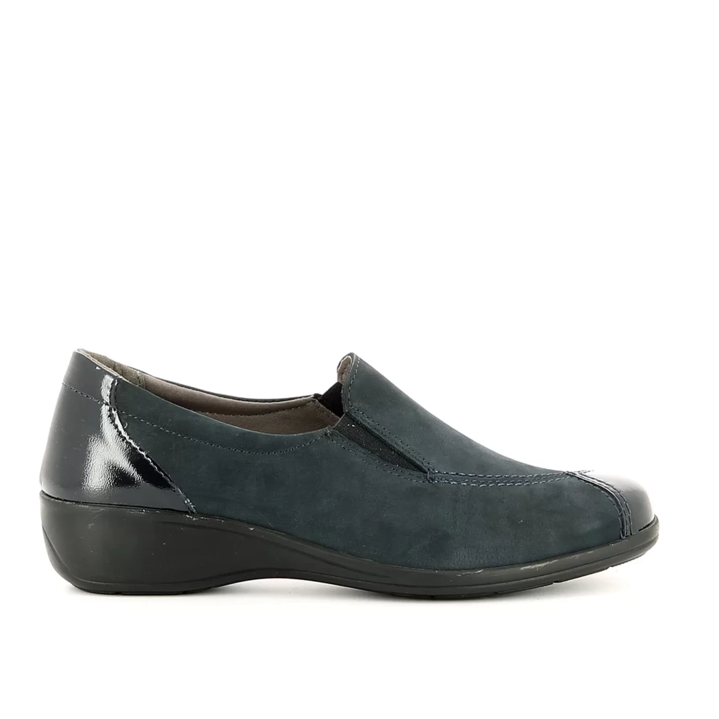 Image (2) de la chaussures Cypres - Mocassins Bleu en Cuir nubuck