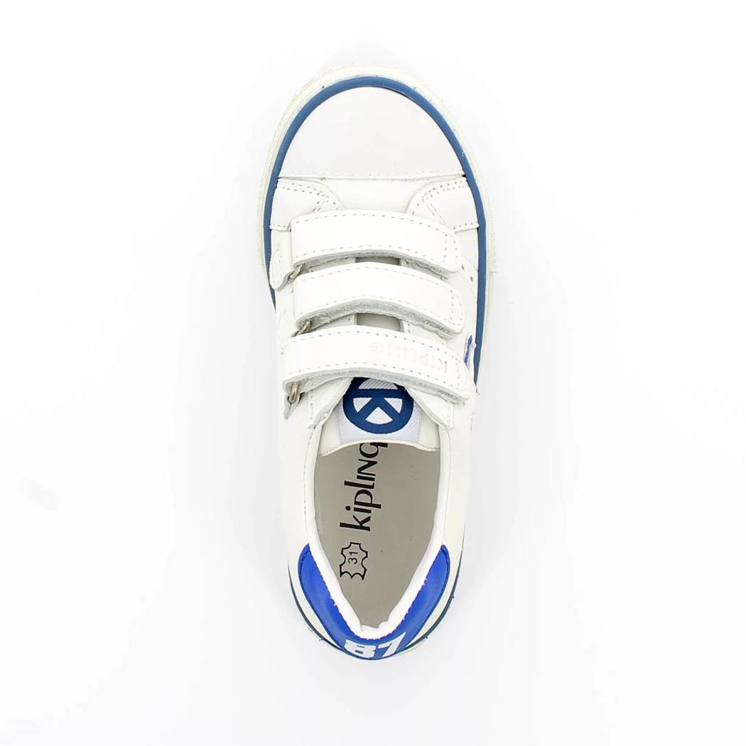 Image (6) de la chaussures Kipling - Chaussures à velcro Blanc en Cuir