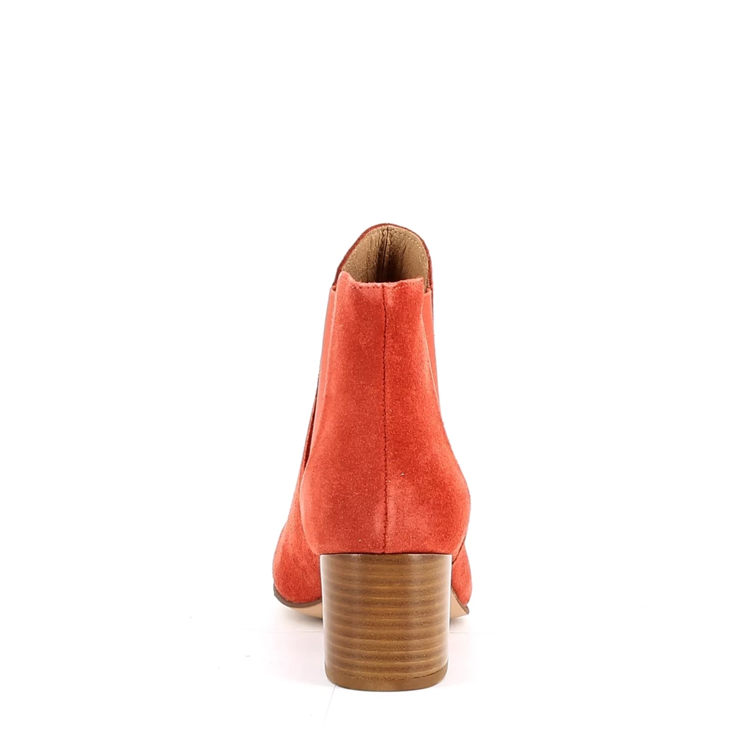 Image (3) de la chaussures Cypres - Boots Orange en Cuir nubuck