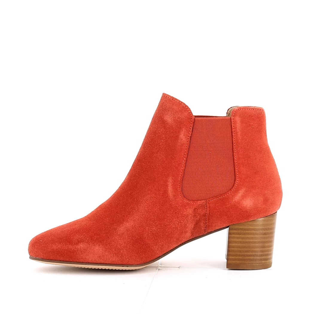 Image (4) de la chaussures Cypres - Boots Orange en Cuir nubuck