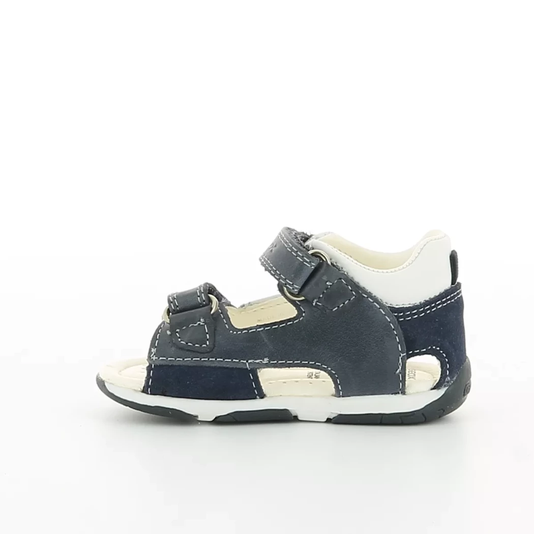 Image (4) de la chaussures Geox - Sandales et Nu-Pieds Bleu en Cuir