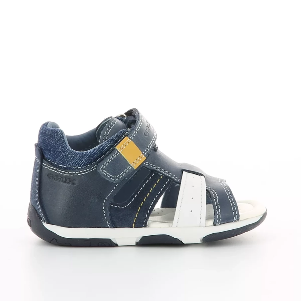 Image (2) de la chaussures Geox - Sandales et Nu-Pieds Bleu en Cuir