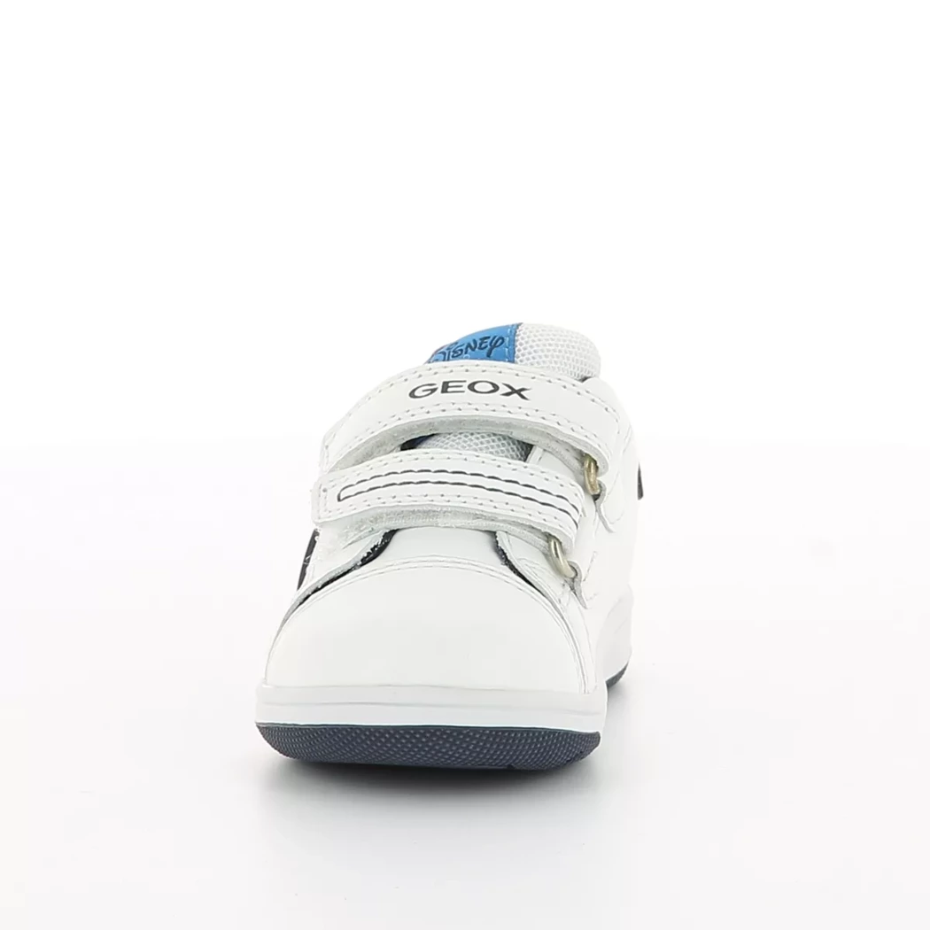 Image (5) de la chaussures Geox - Baskets Blanc en Cuir et textile