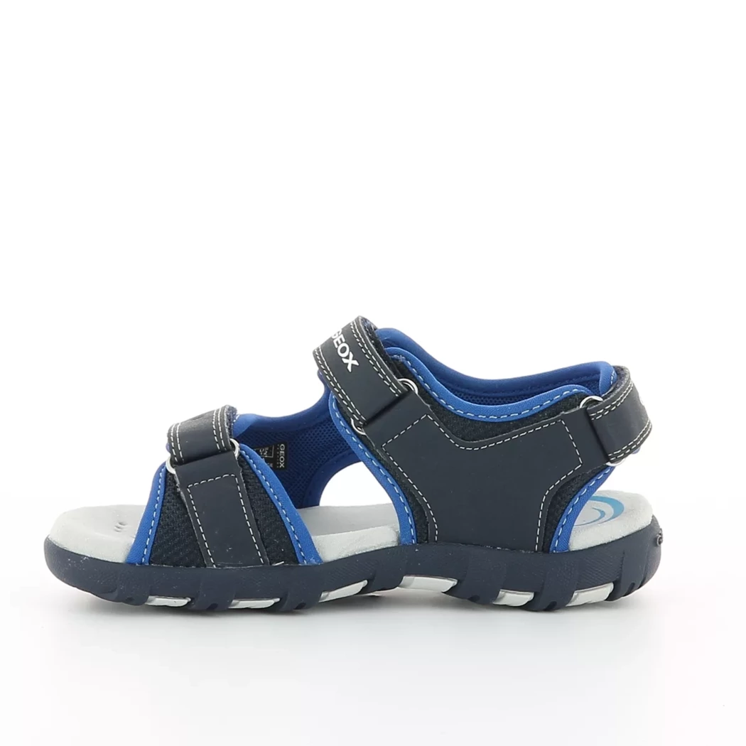 Image (4) de la chaussures Geox - Sandales et Nu-Pieds Bleu en Textile