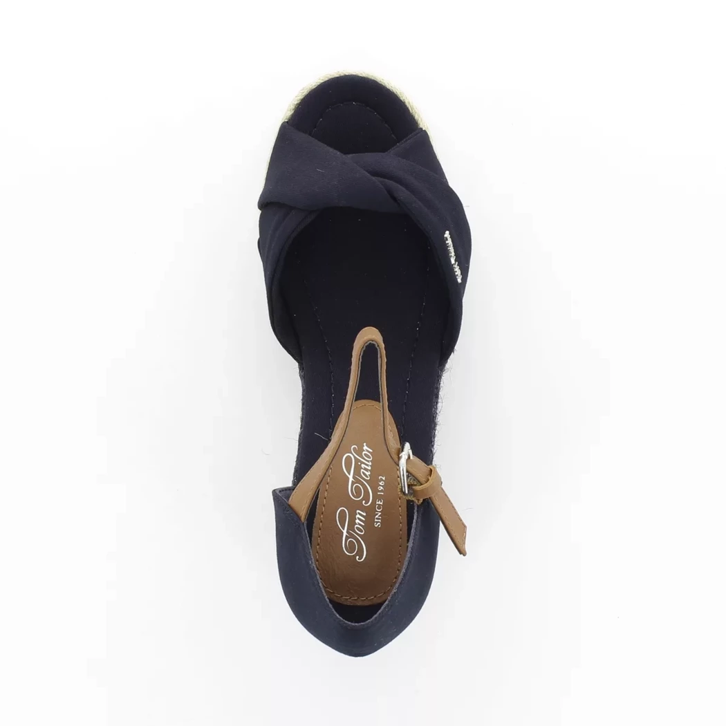 Image (6) de la chaussures Tom Tailor - Sandales et Nu-Pieds Bleu en Textile