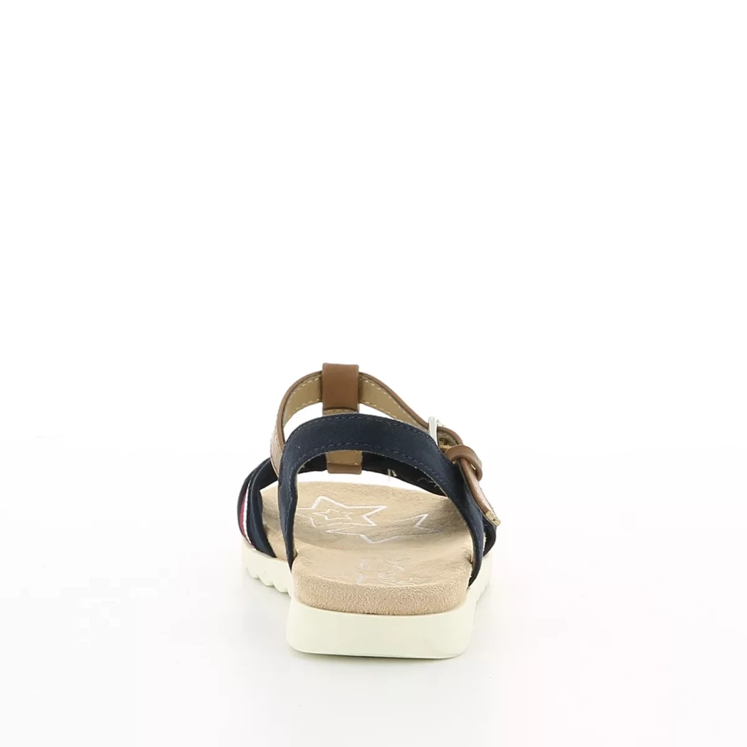 Image (3) de la chaussures Tom Tailor - Sandales et Nu-Pieds Bleu en Textile