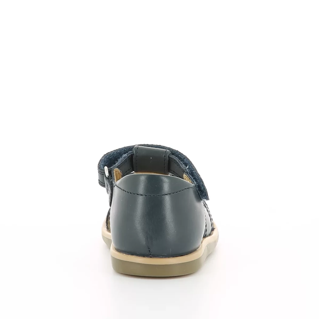 Image (3) de la chaussures Shoo pom - Sandales et Nu-Pieds Bleu en Cuir