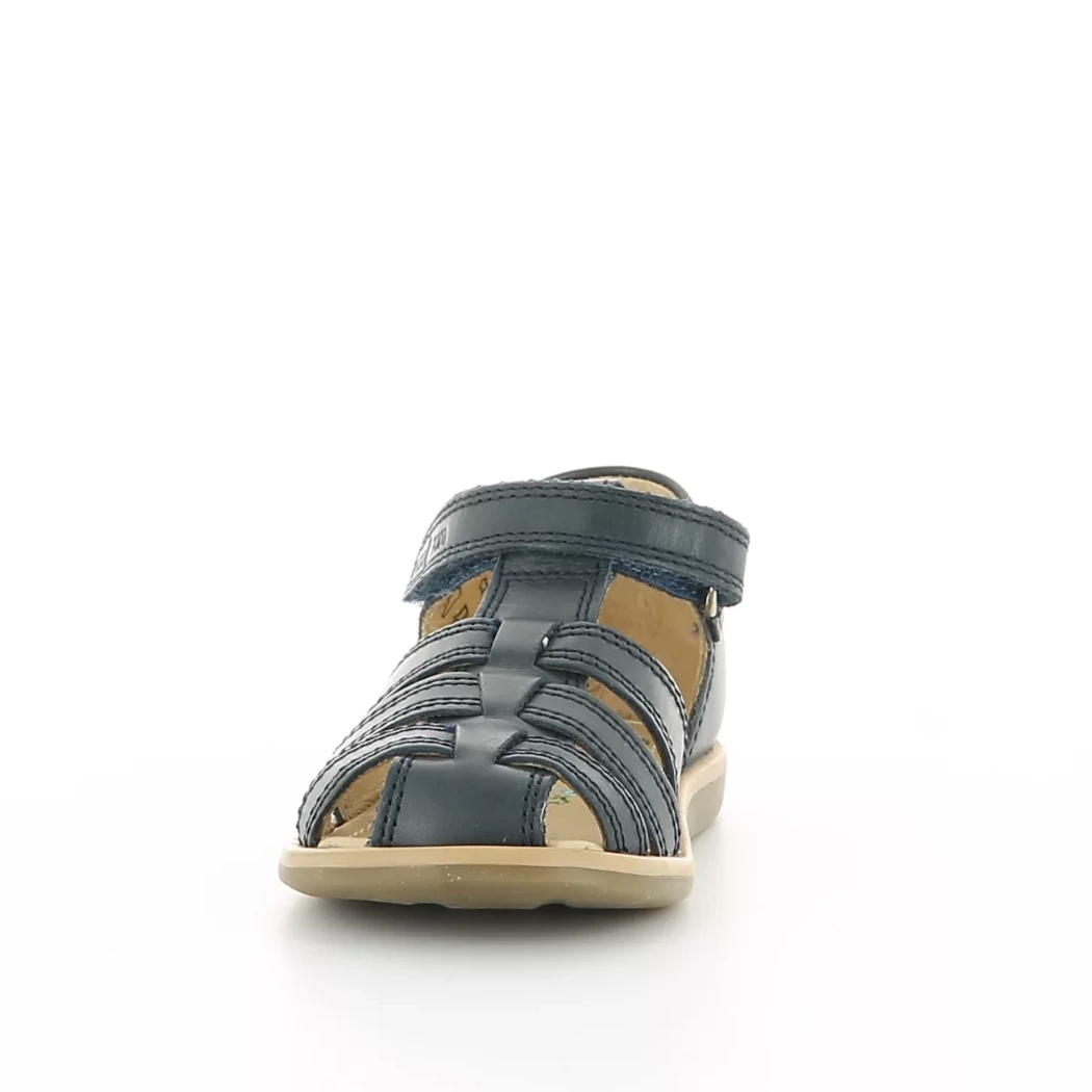 Image (5) de la chaussures Shoo pom - Sandales et Nu-Pieds Bleu en Cuir