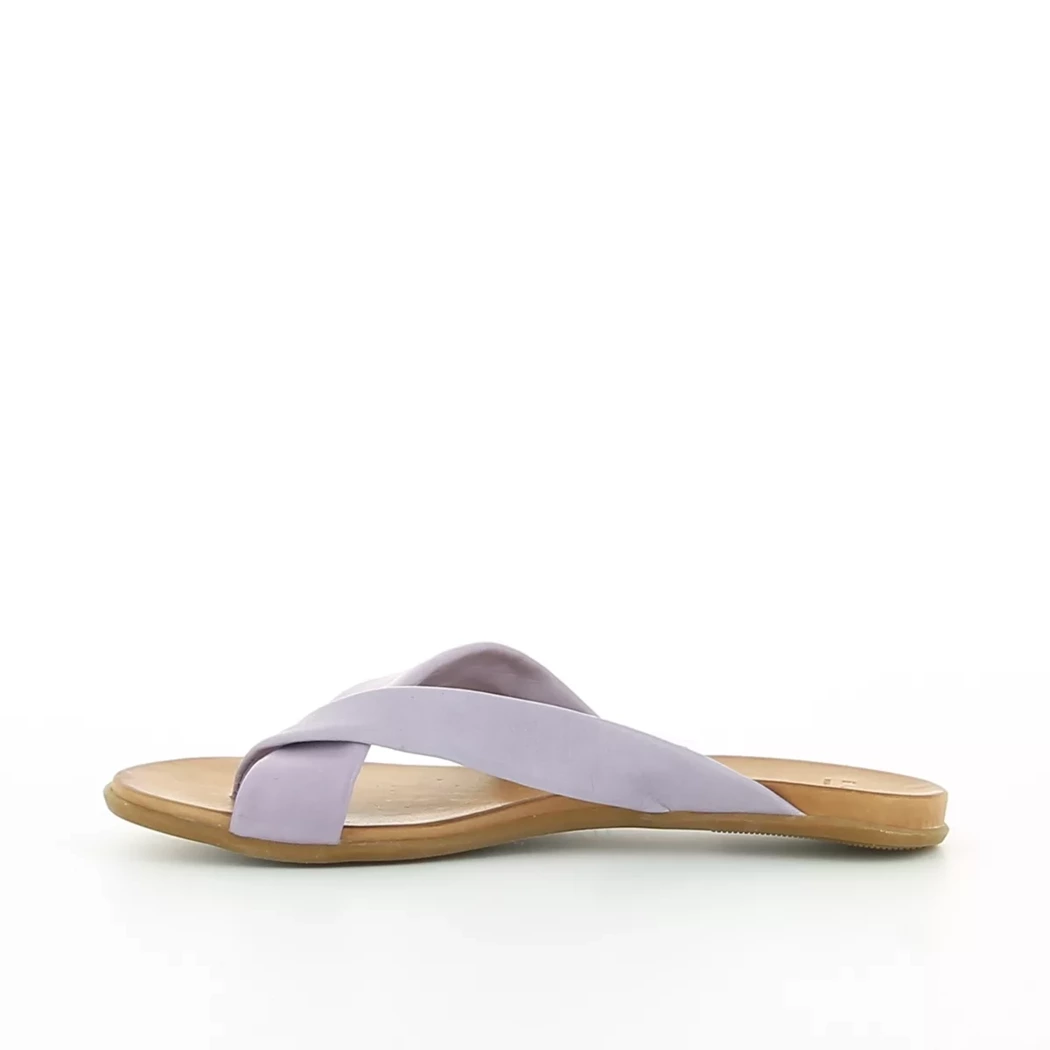 Image (4) de la chaussures Bari - Mules et Sabots Violet / Lilas en Cuir