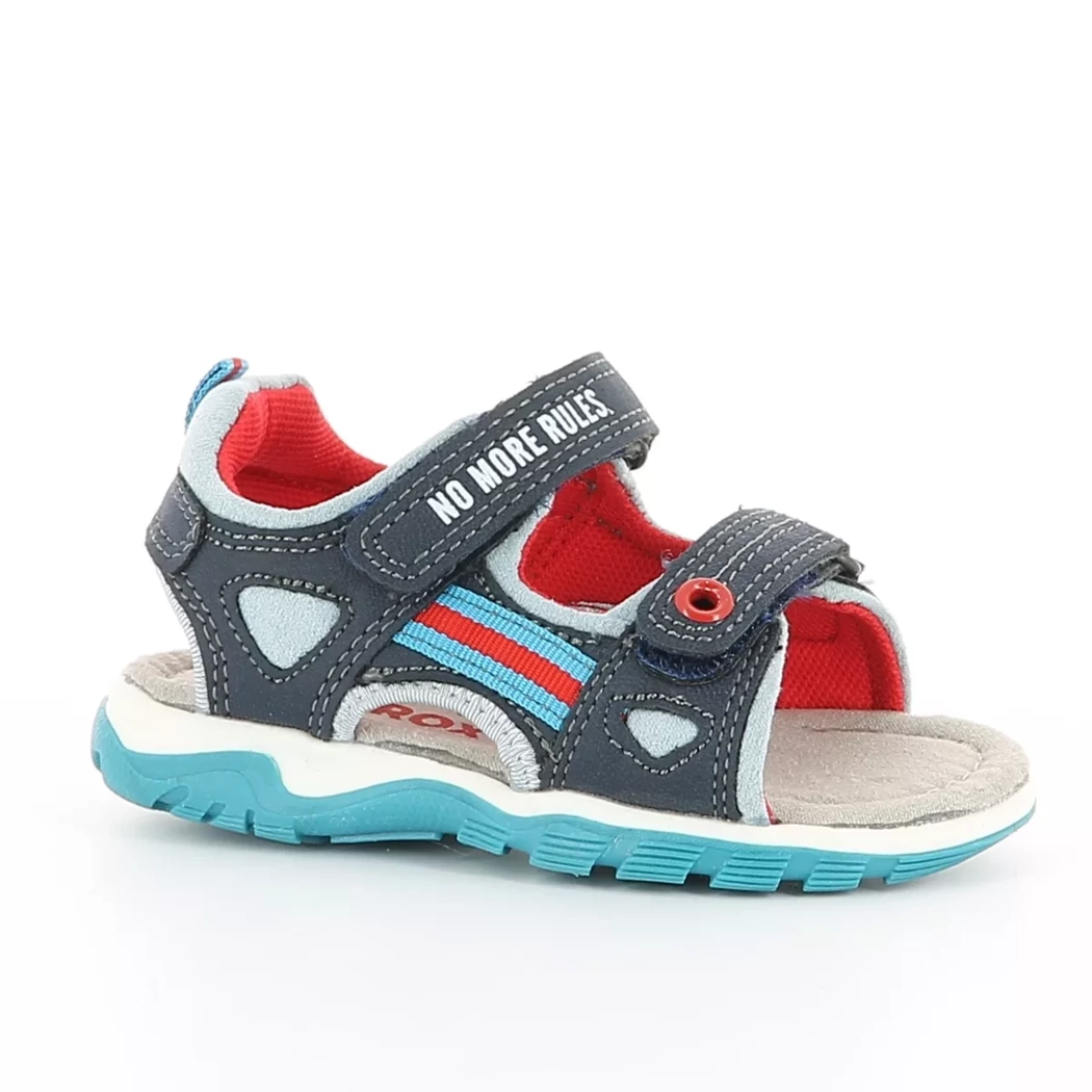 Image (1) de la chaussures Sprox - Sandales et Nu-Pieds Bleu en Cuir synthétique