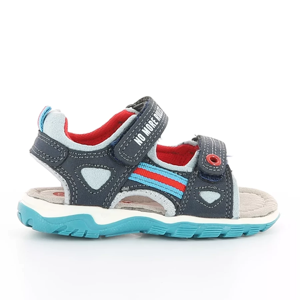 Image (2) de la chaussures Sprox - Sandales et Nu-Pieds Bleu en Cuir synthétique