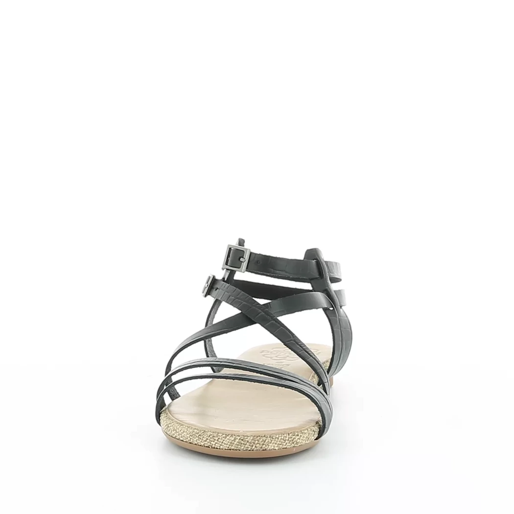 Image (5) de la chaussures Porronet - Sandales et Nu-Pieds Noir en Cuir