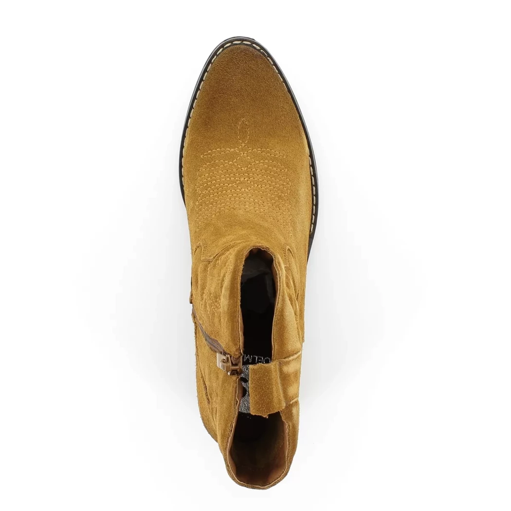 Image (6) de la chaussures Poelman - Boots Cuir naturel / Cognac en Cuir nubuck