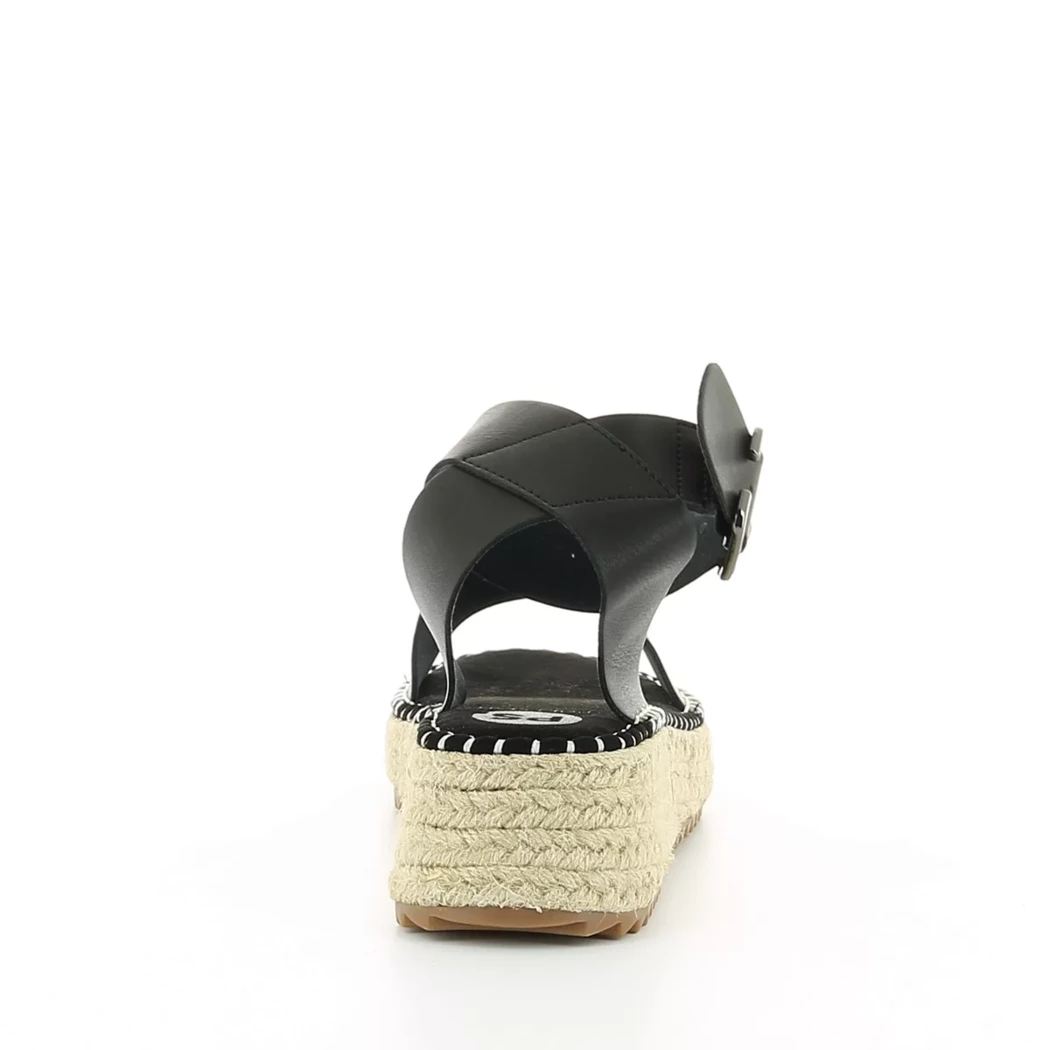 Image (3) de la chaussures Poelman - Sandales et Nu-Pieds Noir en Cuir synthétique