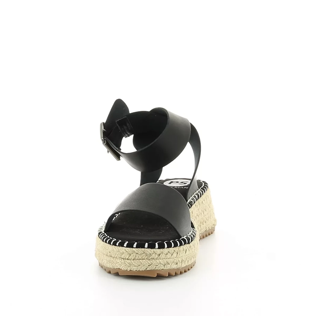 Image (5) de la chaussures Poelman - Sandales et Nu-Pieds Noir en Cuir synthétique