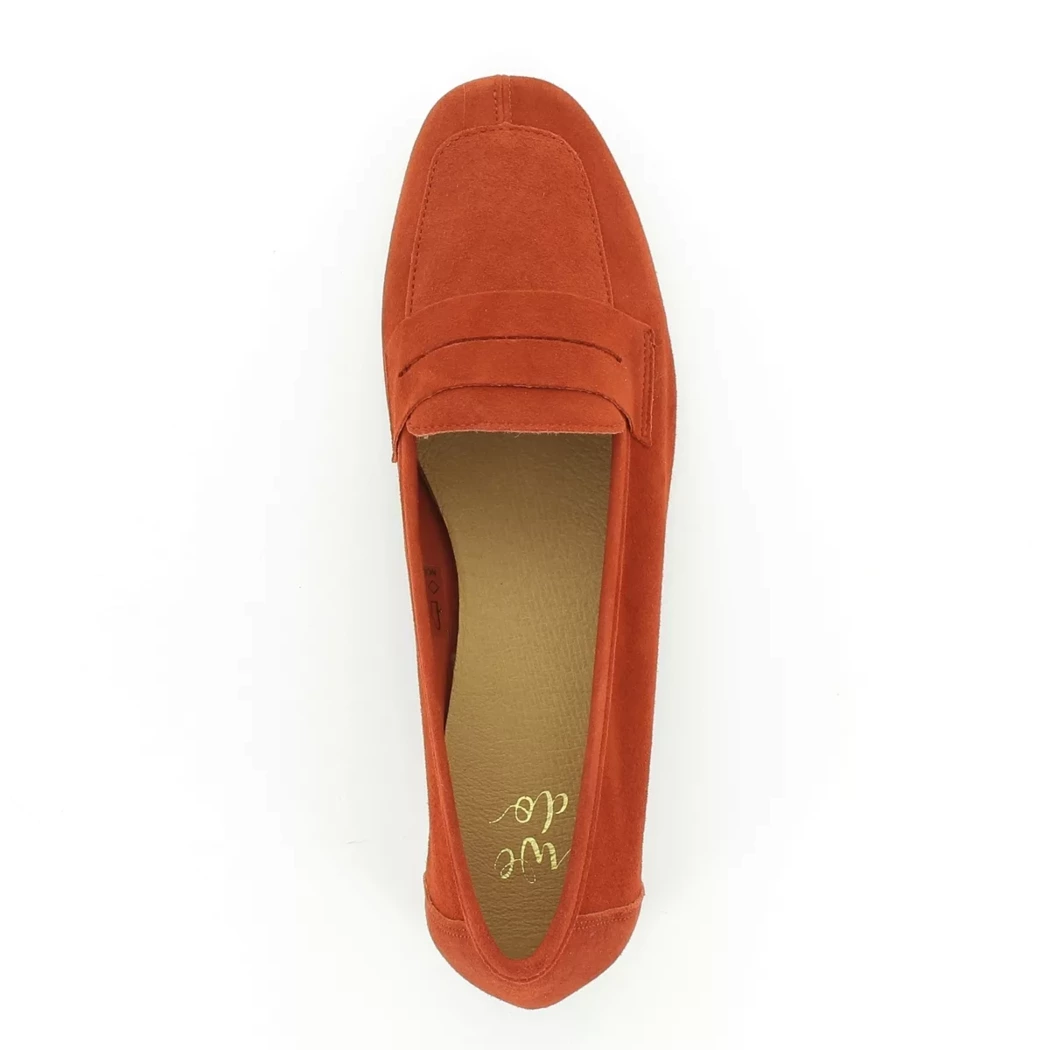Image (6) de la chaussures WE DO - Mocassins Orange en Cuir nubuck