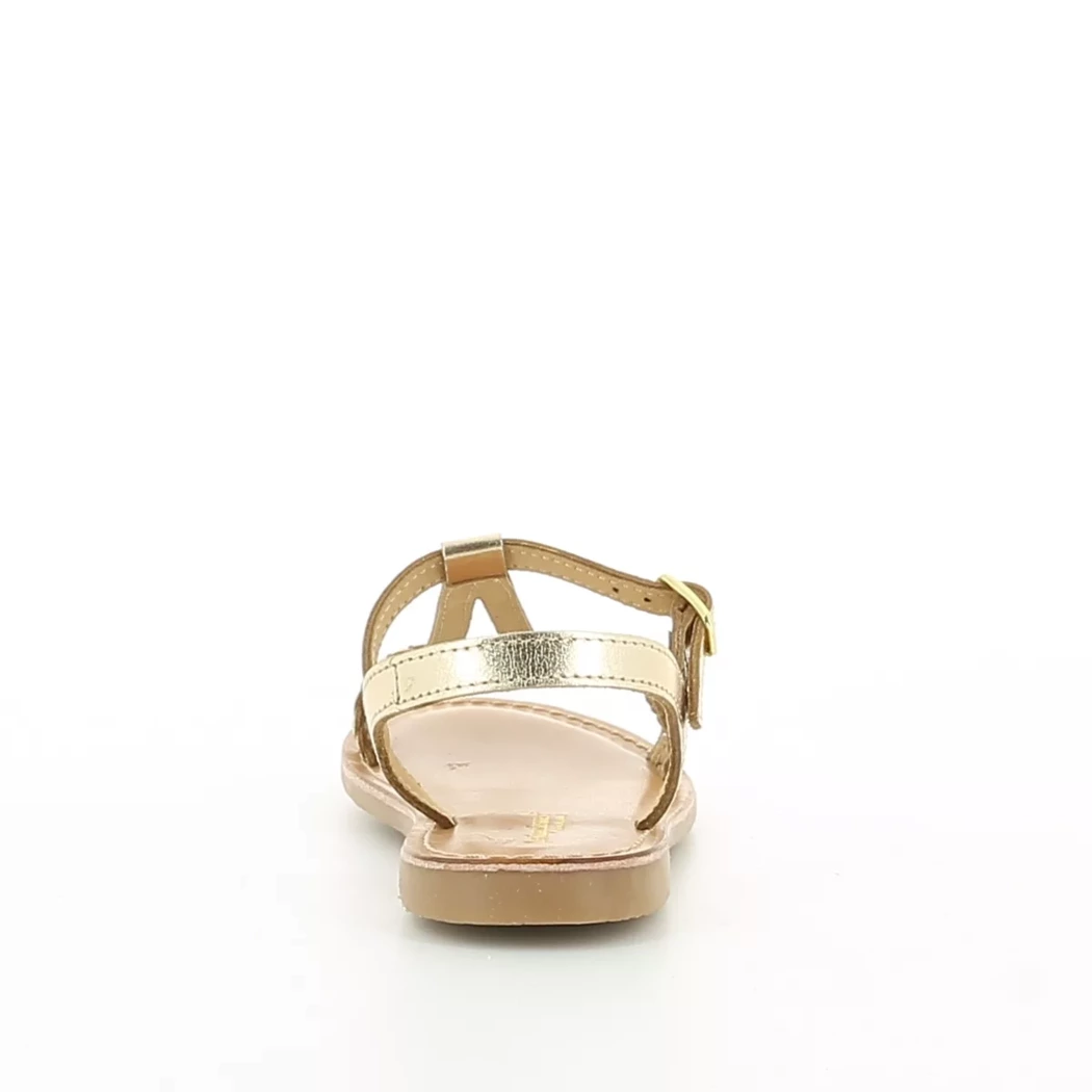Image (3) de la chaussures Les Tropeziennes - Sandales et Nu-Pieds Or / Bronze / Platine en Cuir