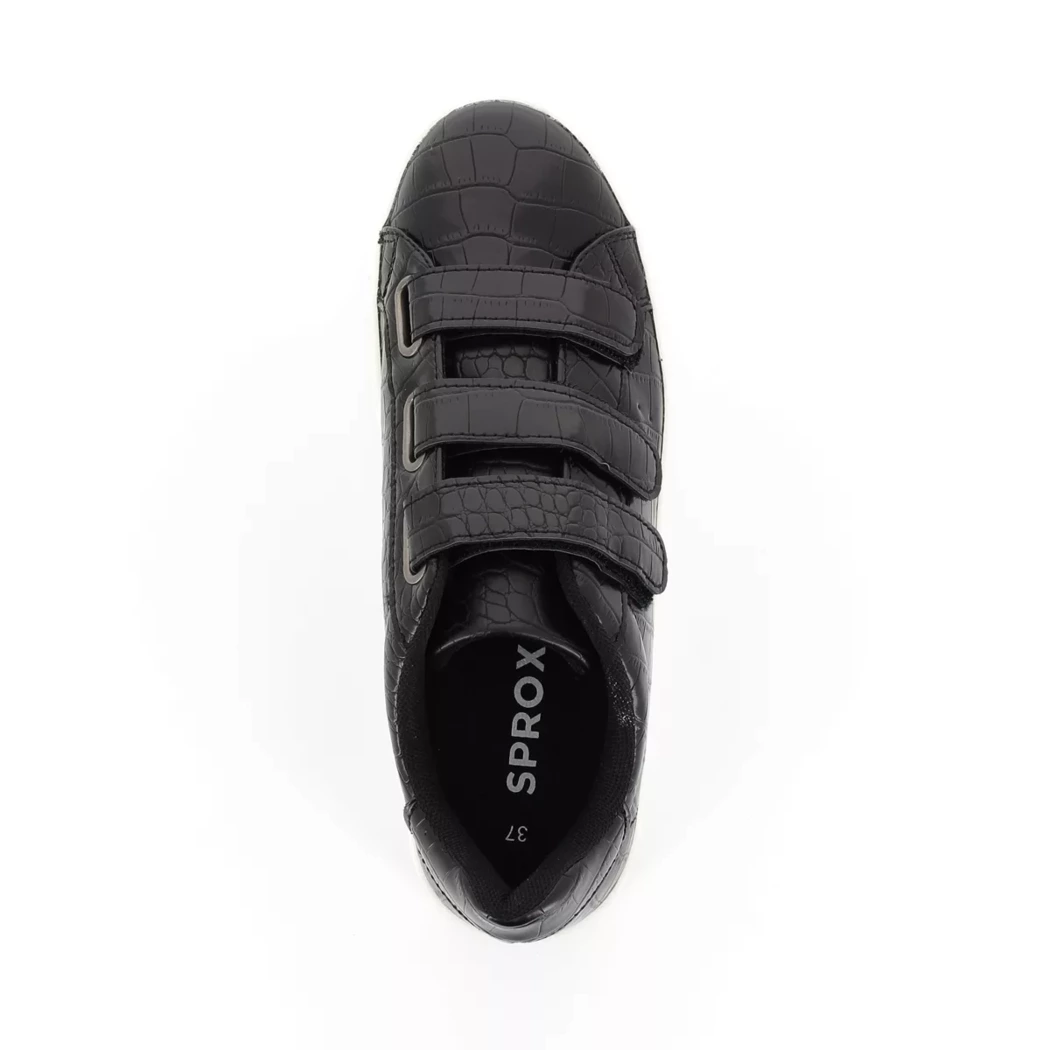 Image (6) de la chaussures Sprox - Baskets Noir en Cuir synthétique