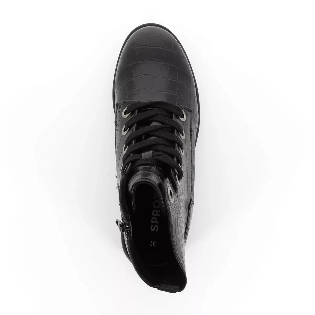 Image (6) de la chaussures Sprox - Bottines Noir en Cuir synthétique
