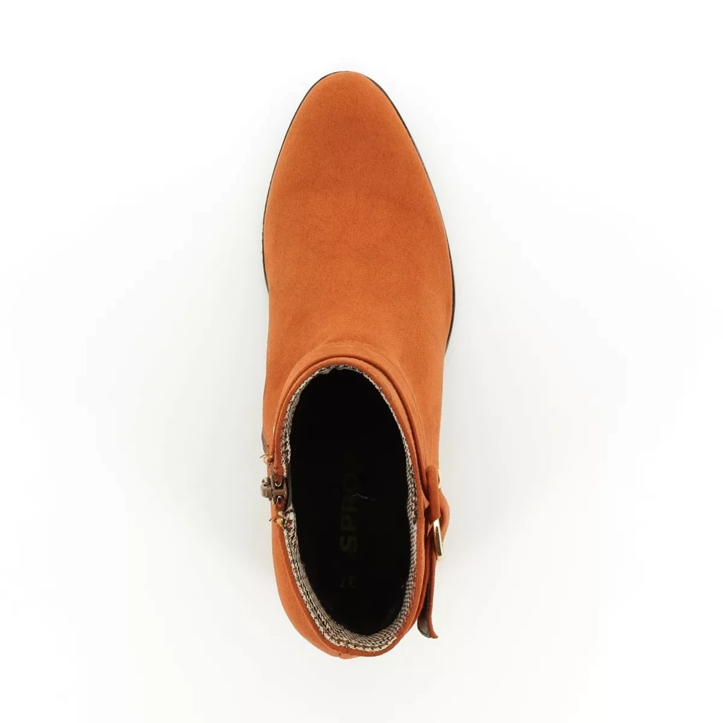 Image (6) de la chaussures Sprox - Boots Orange en Cuir synthétique
