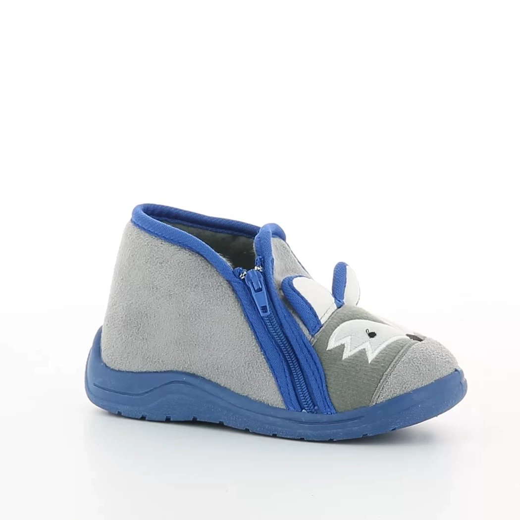 Image (1) de la chaussures BBS - Pantoufles et Chaussons Gris en Textile