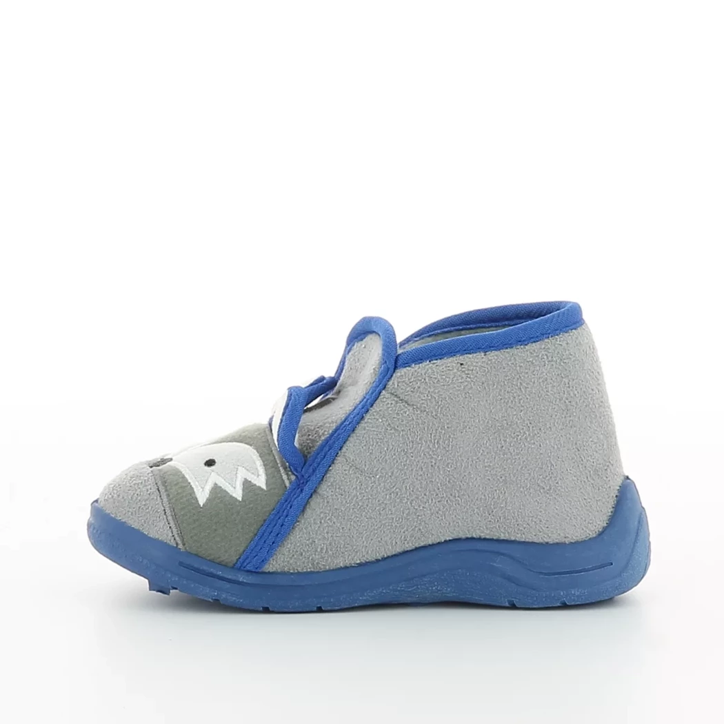 Image (4) de la chaussures BBS - Pantoufles et Chaussons Gris en Textile