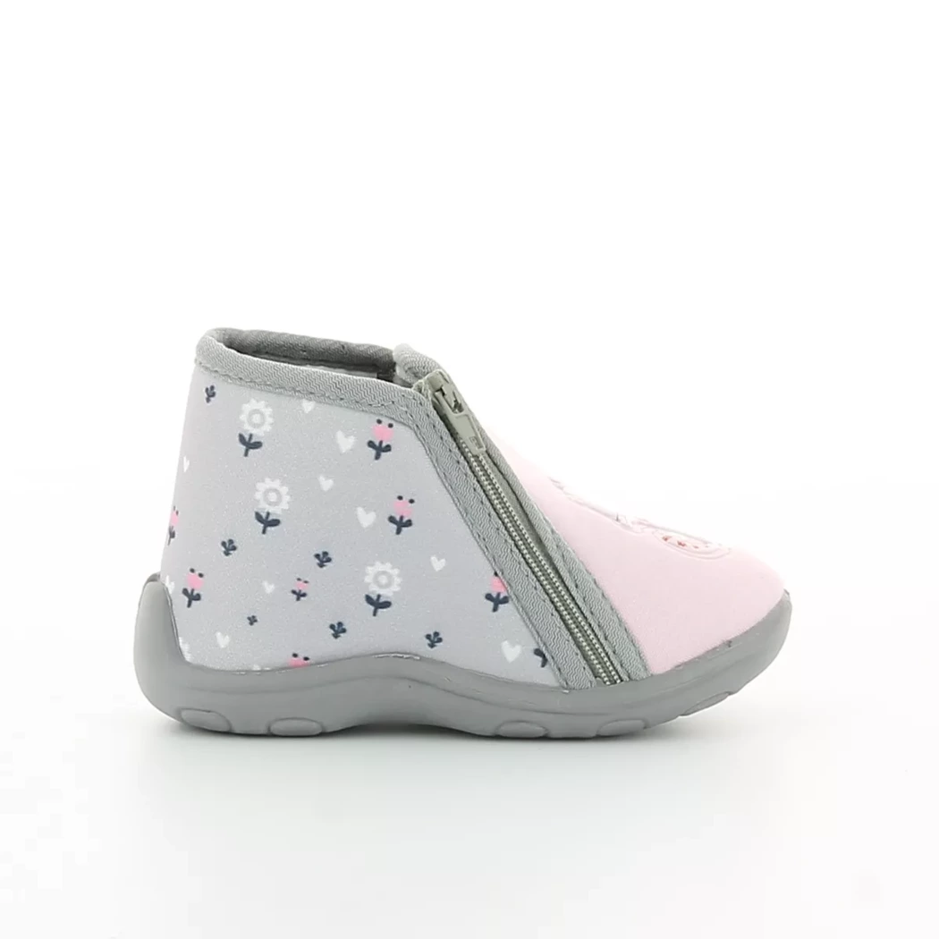 Image (2) de la chaussures BBS - Pantoufles et Chaussons Rose en Textile