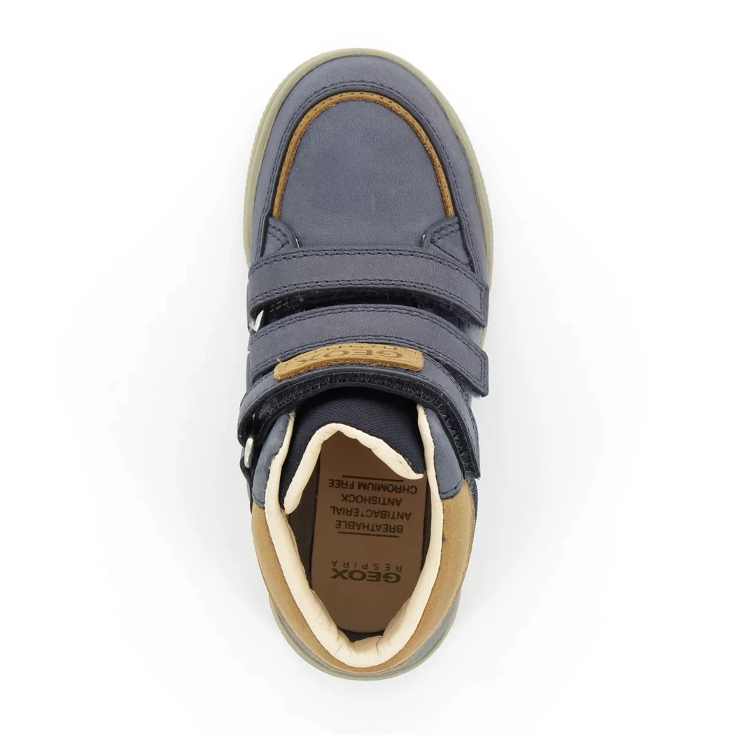 Image (6) de la chaussures Geox - Bottines Bleu en Cuir