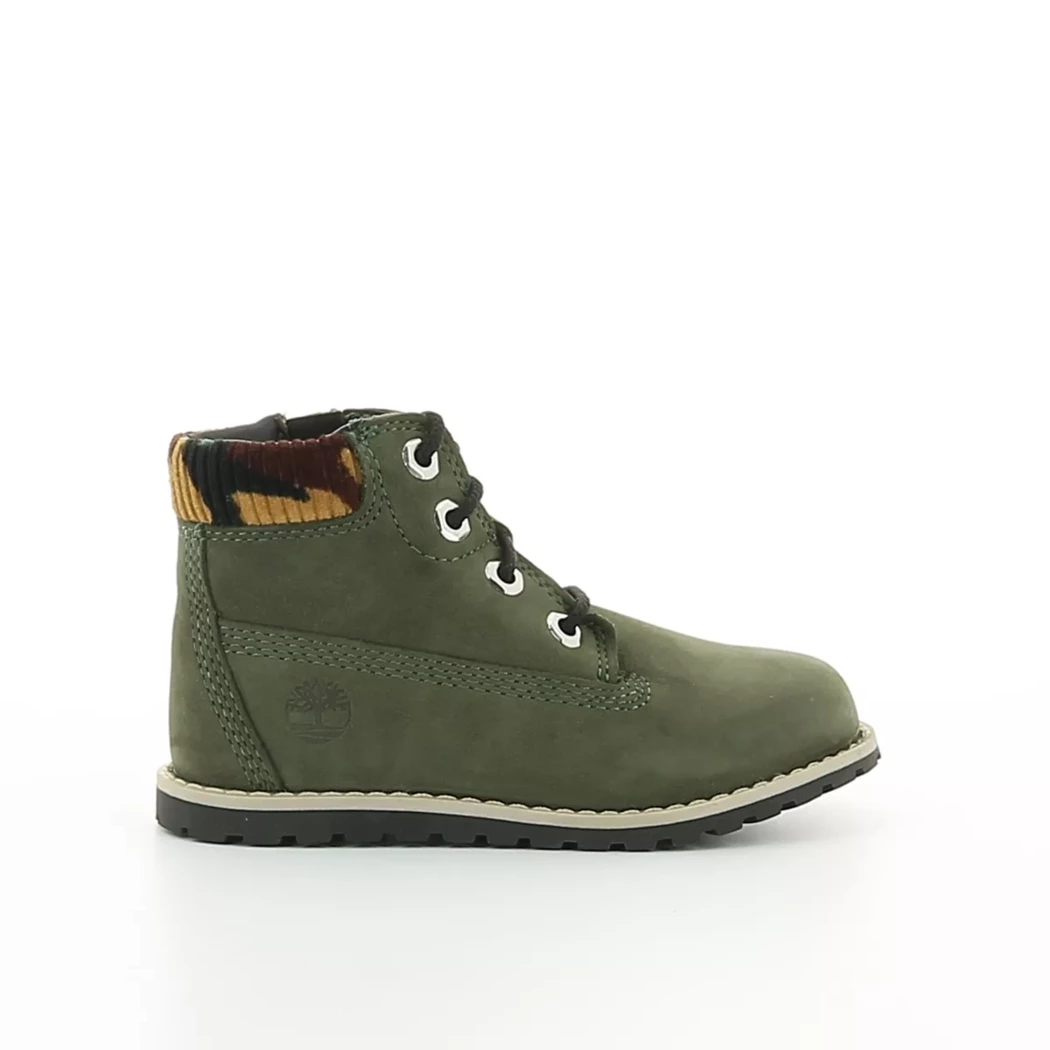 Image (2) de la chaussures Timberland - Bottines Vert en Cuir nubuck