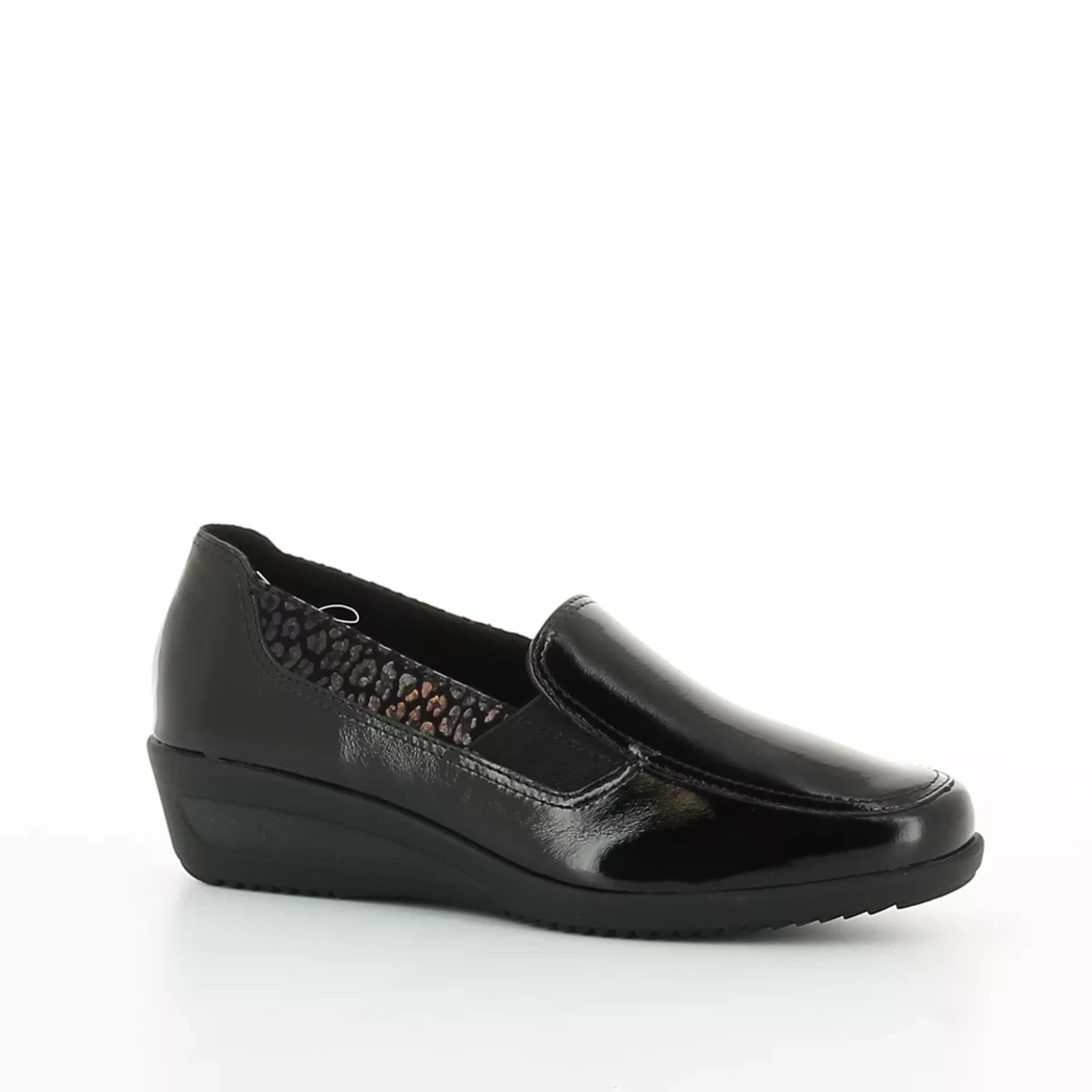 Image (1) de la chaussures Ara - Mocassins Noir en Cuir vernis