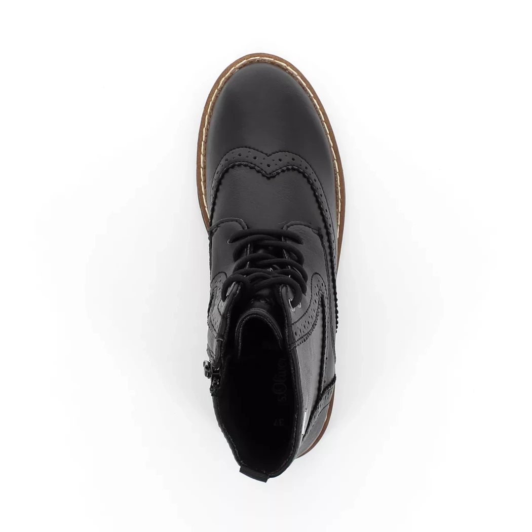 Image (6) de la chaussures S.Oliver - Bottines Noir en Cuir synthétique