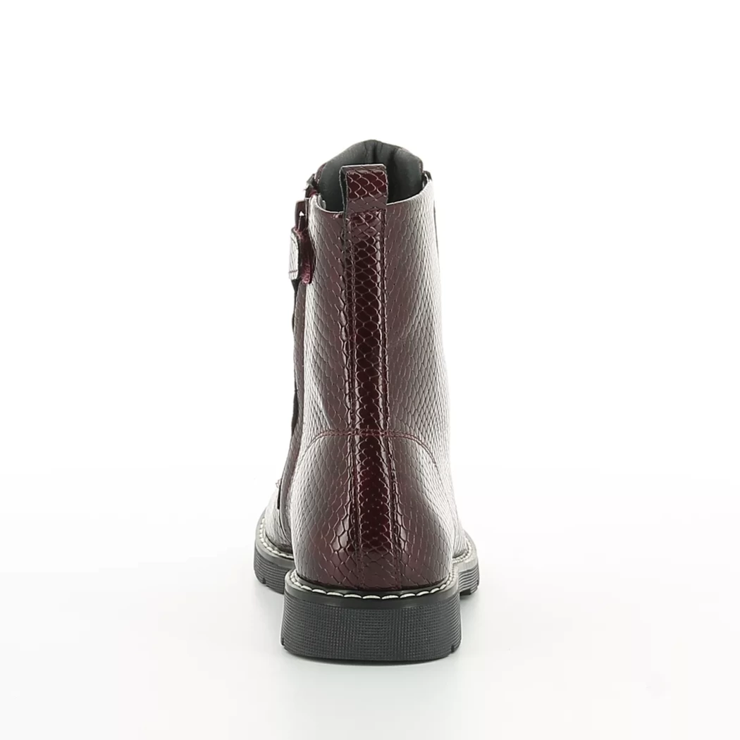 Image (3) de la chaussures Kipling - Bottines Bordeaux en Cuir vernis