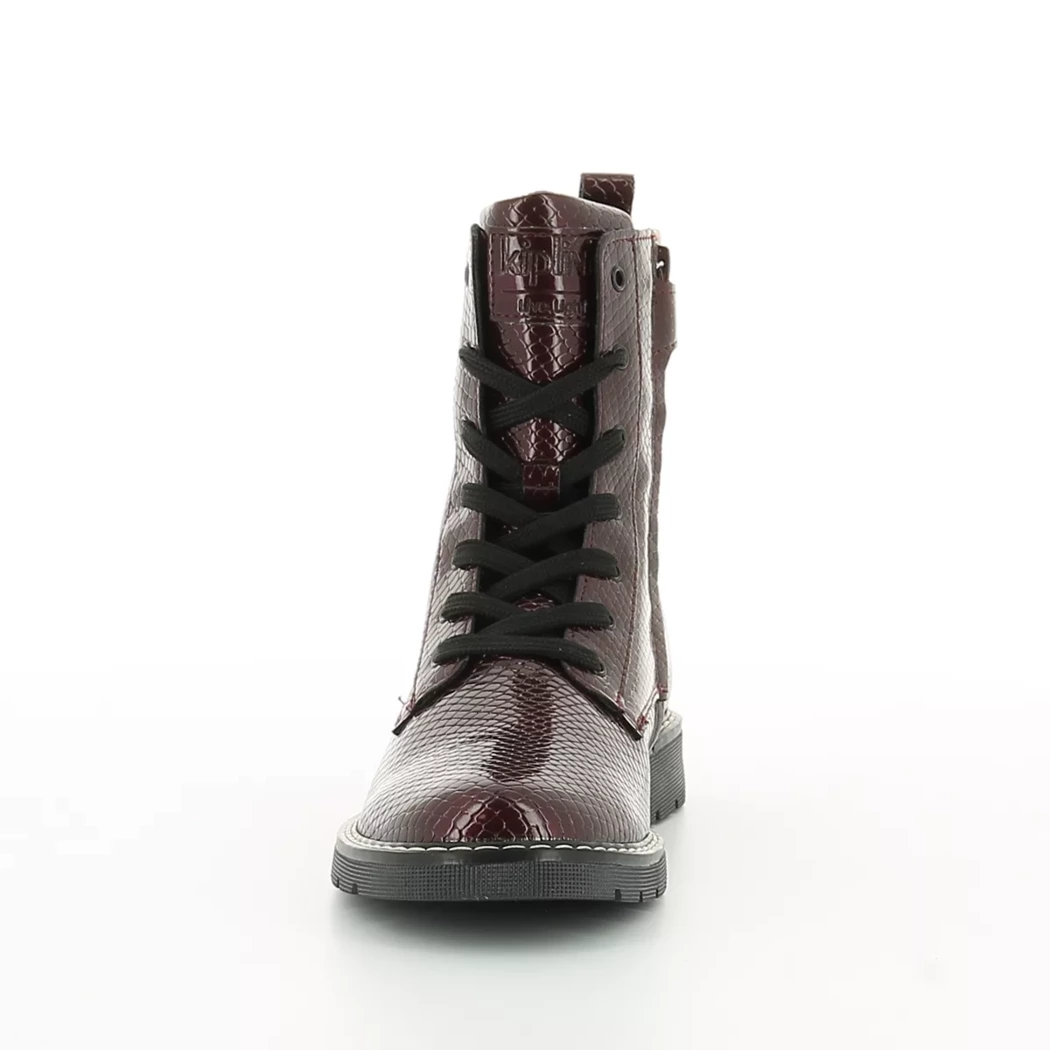 Image (5) de la chaussures Kipling - Bottines Bordeaux en Cuir vernis