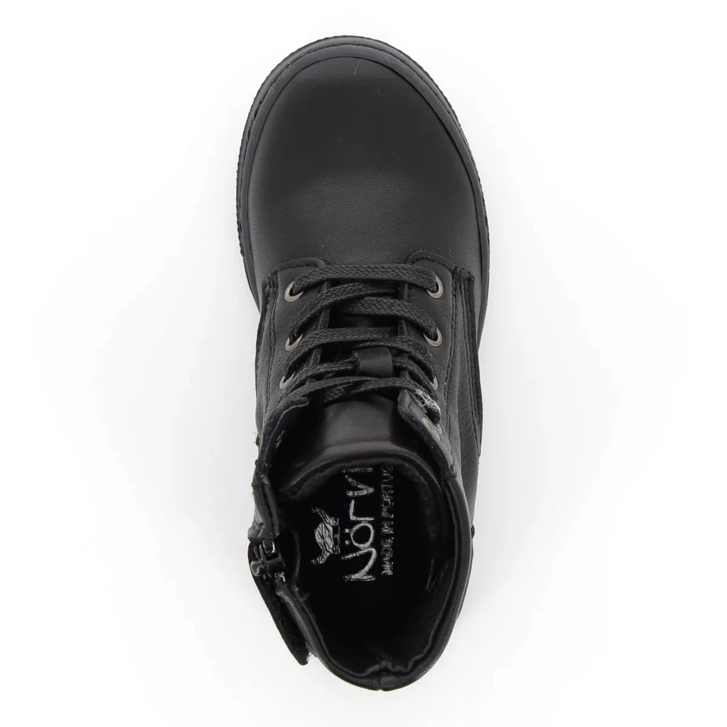 Image (6) de la chaussures Norvik - Bottines Noir en Cuir