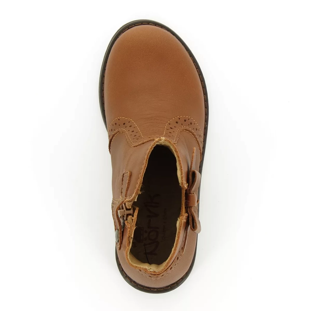 Image (6) de la chaussures Norvik - Boots Cuir naturel / Cognac en Cuir