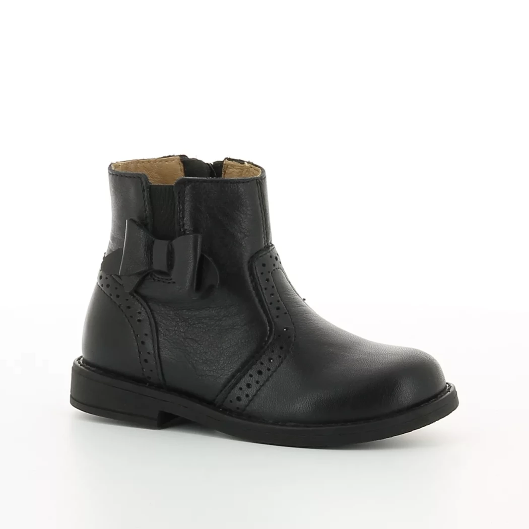 Image (1) de la chaussures Norvik - Boots Noir en Cuir