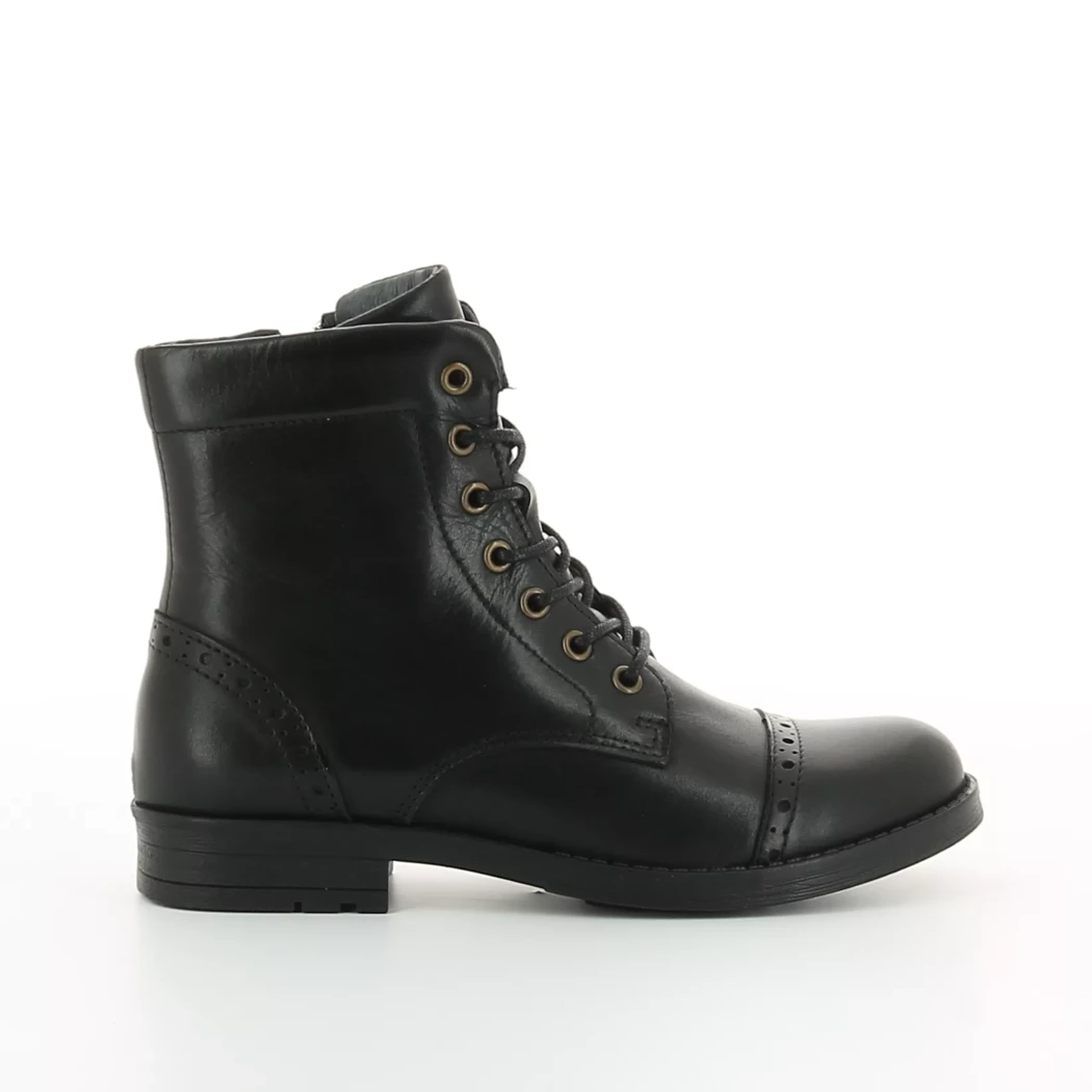 Image (2) de la chaussures Norvik - Bottines Noir en Cuir